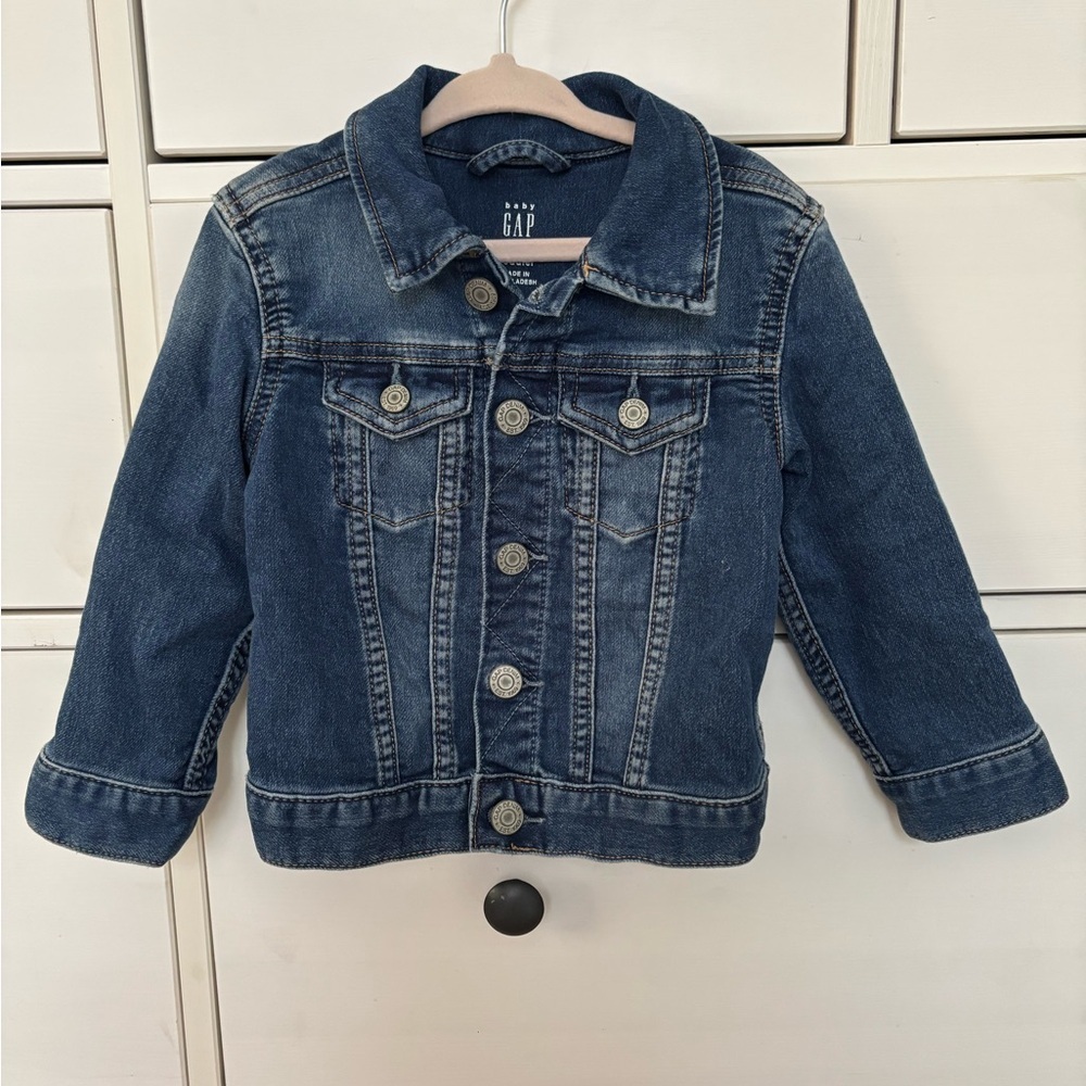 Baby Gap Dark Blue Jean Jacket with stretch